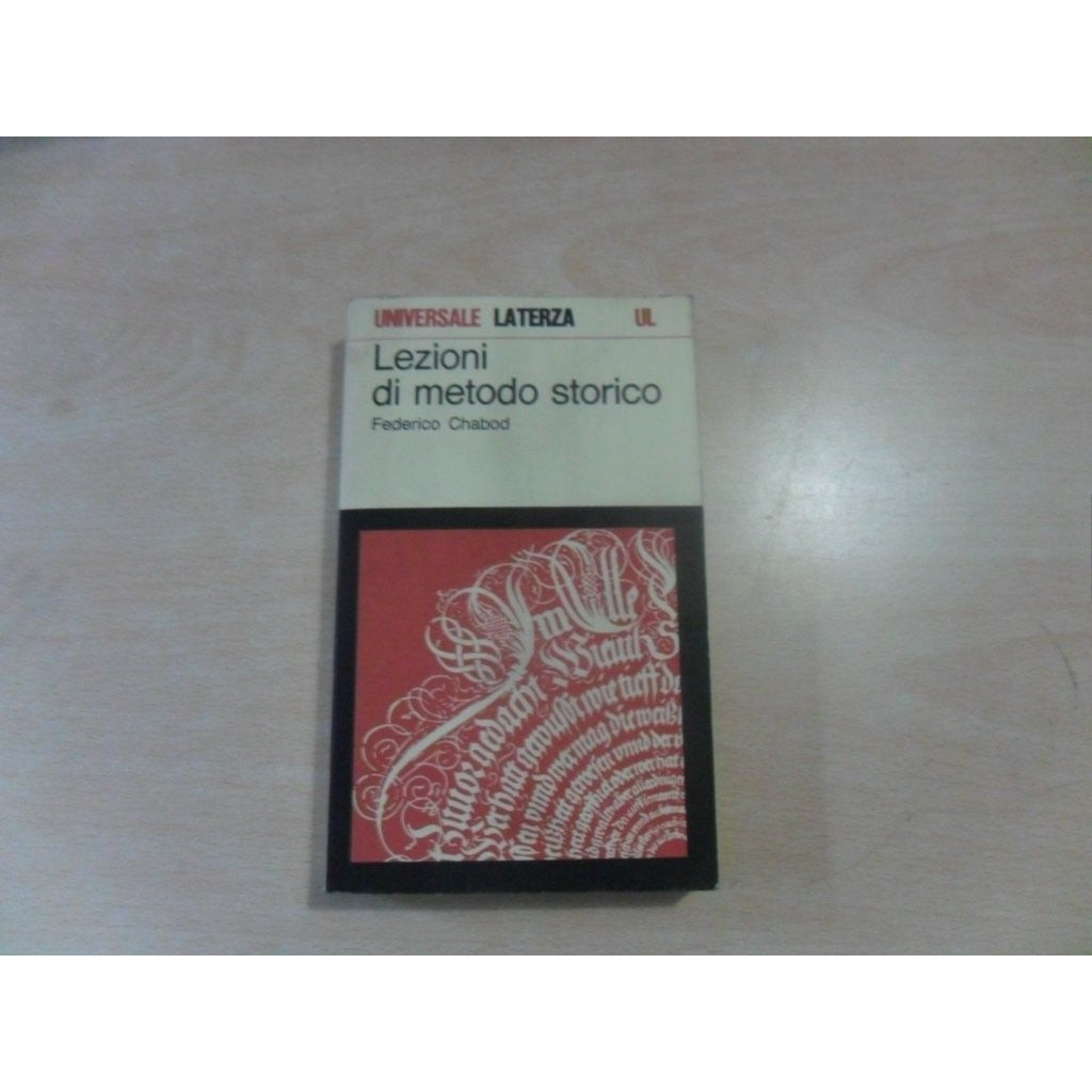 Libro - Lezioni di metodo storico