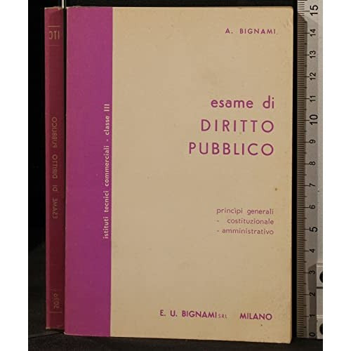 Libro - ESAME DI DIRITTO PUBBLICO - Bignami