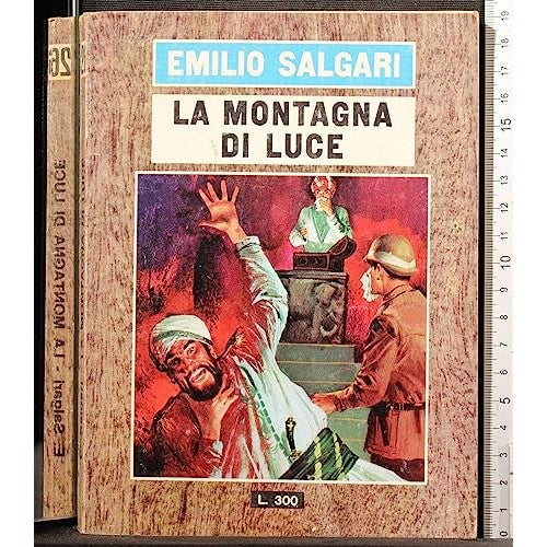 Libro - La montagna di luce - Emilio, Salgari