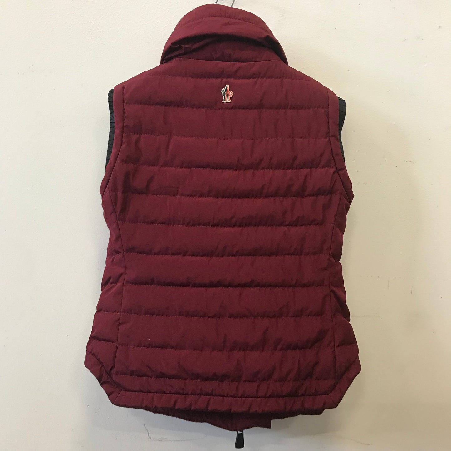 Piumino smanicato MONCLER GRENOBLE donna bordeaux tg. 1