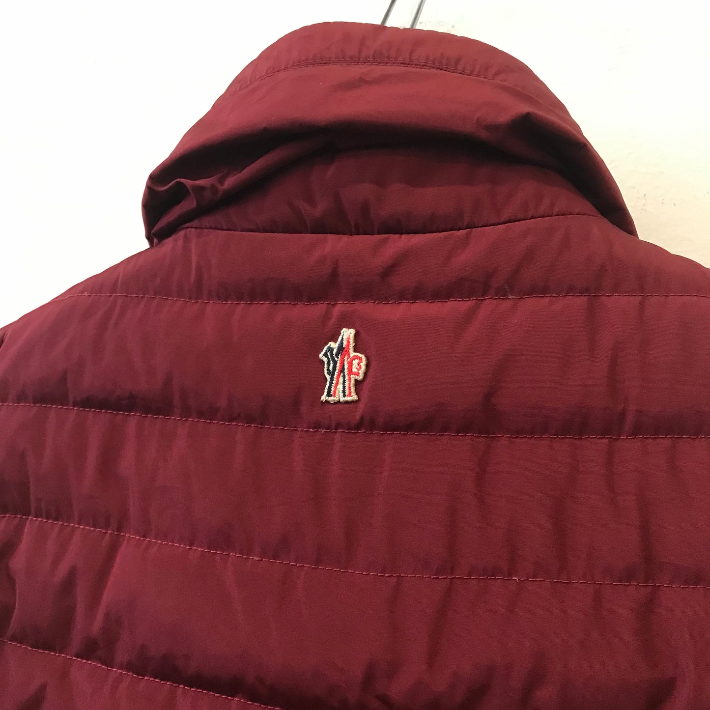 Piumino smanicato MONCLER GRENOBLE donna bordeaux tg. 1