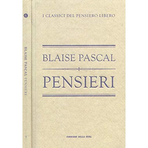 Libro - PENSIERI - Blaise Pascal