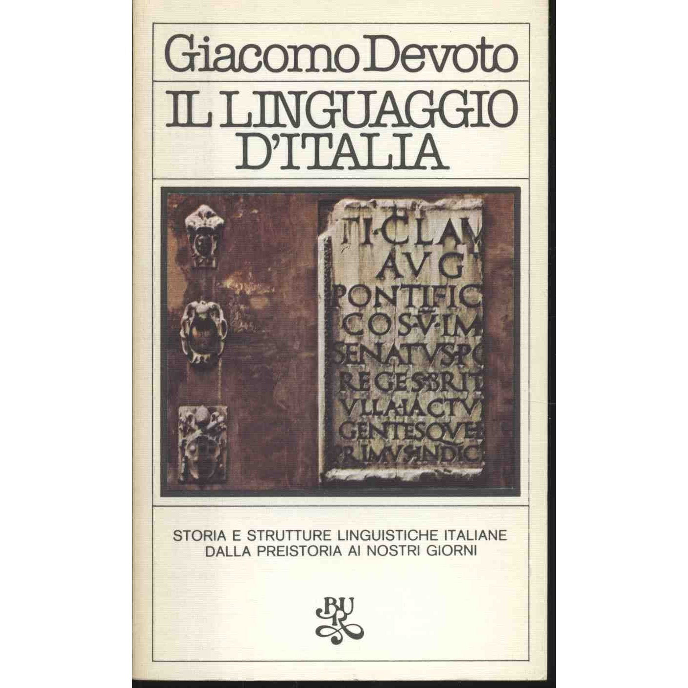 Libro - Il linguaggio d'Italia - Devoto, Giacomo