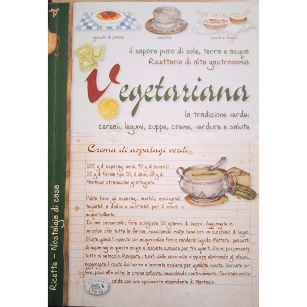 Libro - Ricettario di alta gastronomia vegetariana - Zanoncelli, An
