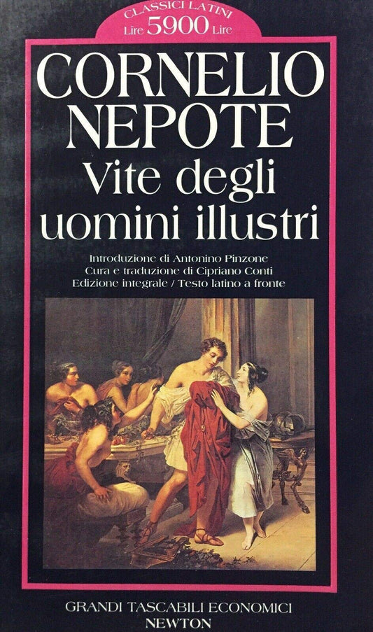 Libro - Vite degli uomini illustri Testo latino a fronte