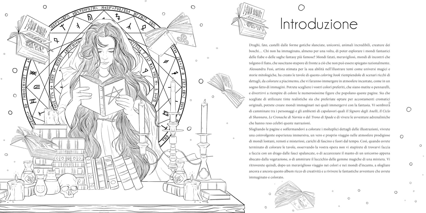 Mondi fantastici. Disegni da colorare. Ediz. illustrata