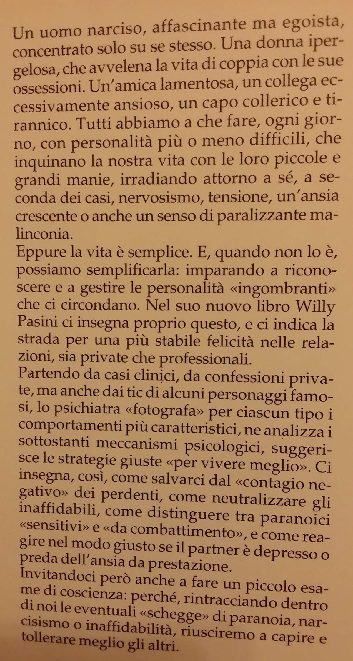Libro - La vita è semplice Come riconoscere le perso - Pasini, Willy