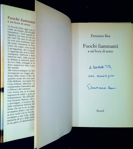 Libro - Fuochi fiammanti a un'hora di notte - Rea, Ermanno