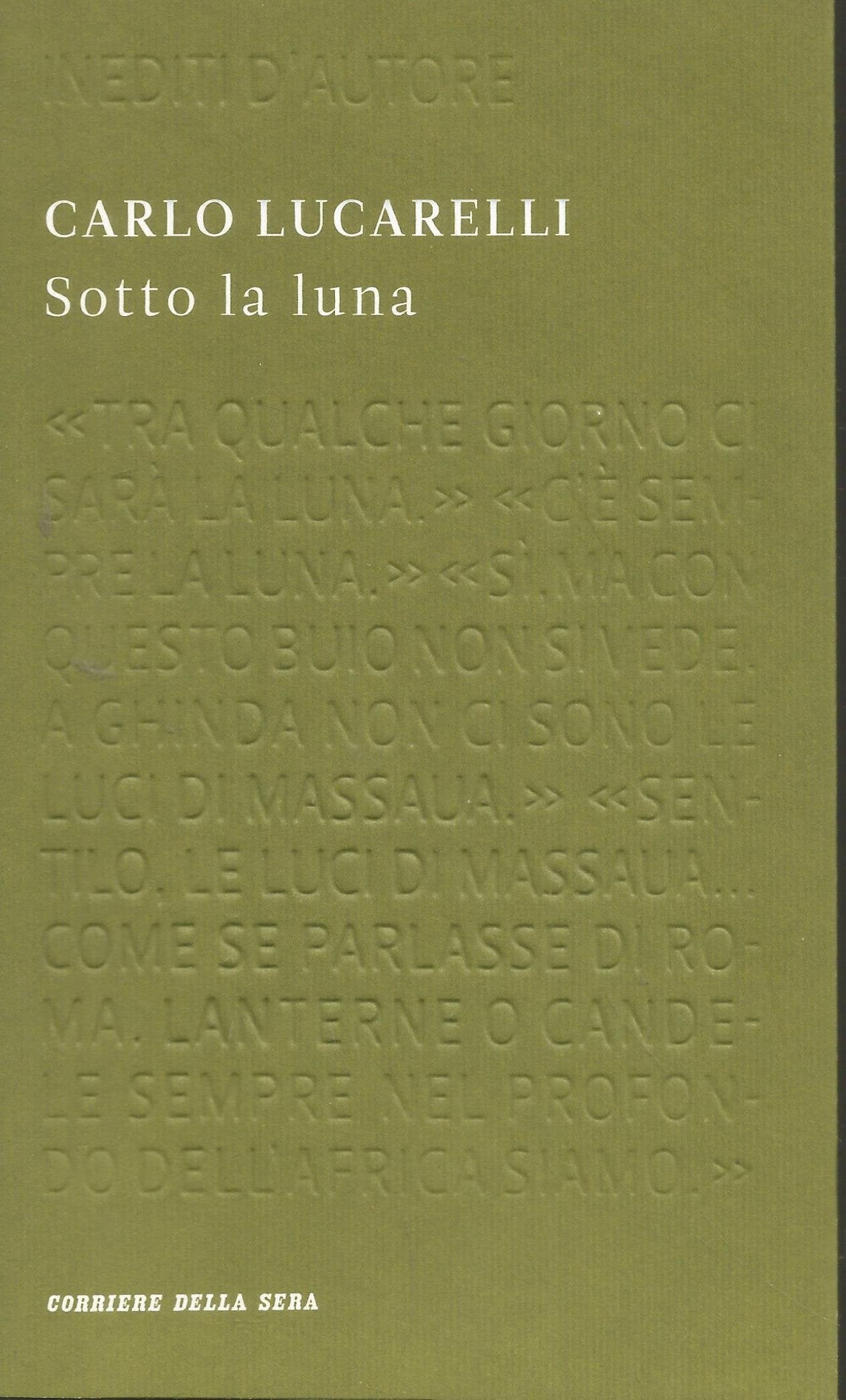 Sotto la luna Crs Corti di carta 5 CORTI #