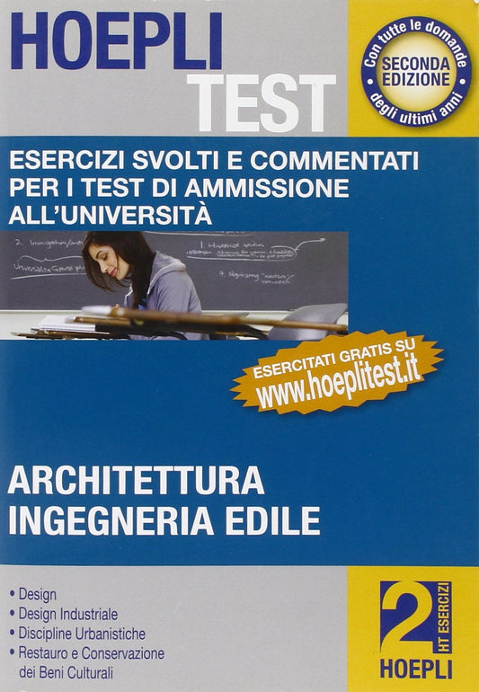 Libro - Hoepli test Esercizi svolti e commentati per i test di ammis