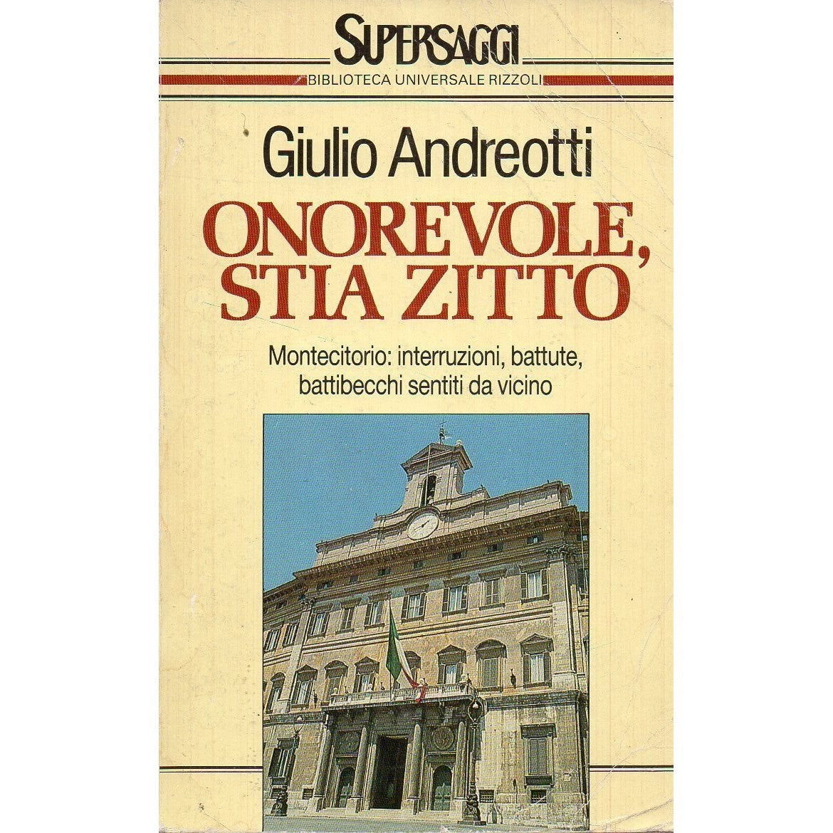 Libro - Onorevole stia zitto - Andreotti, Giulio