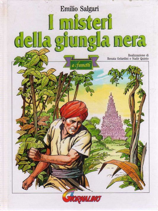 Libro - I misteri della giungla nera. - Emilio Salgari