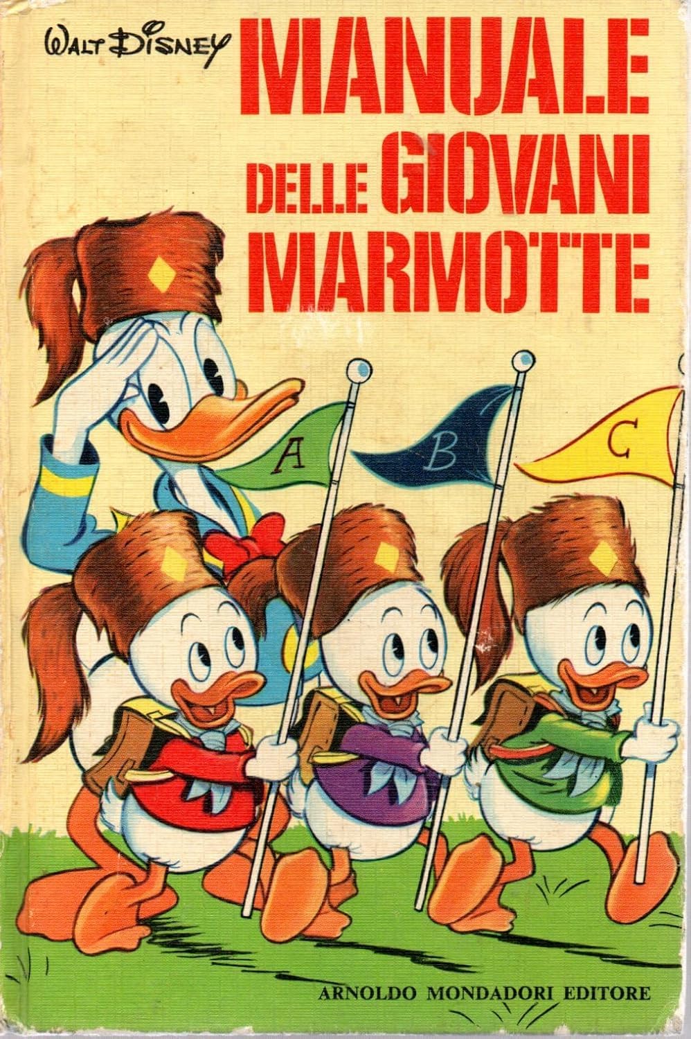 Manuale delle Giovani Marmotte 1 XV edizione gennaio 1976 Disney STATO OTTIMO