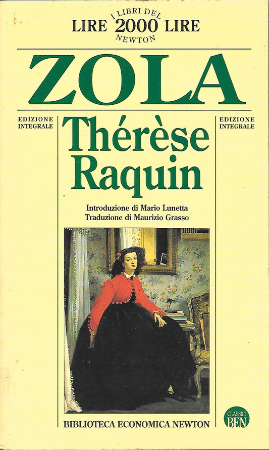 Libro - Thérèse Raquin - Zola, Émile