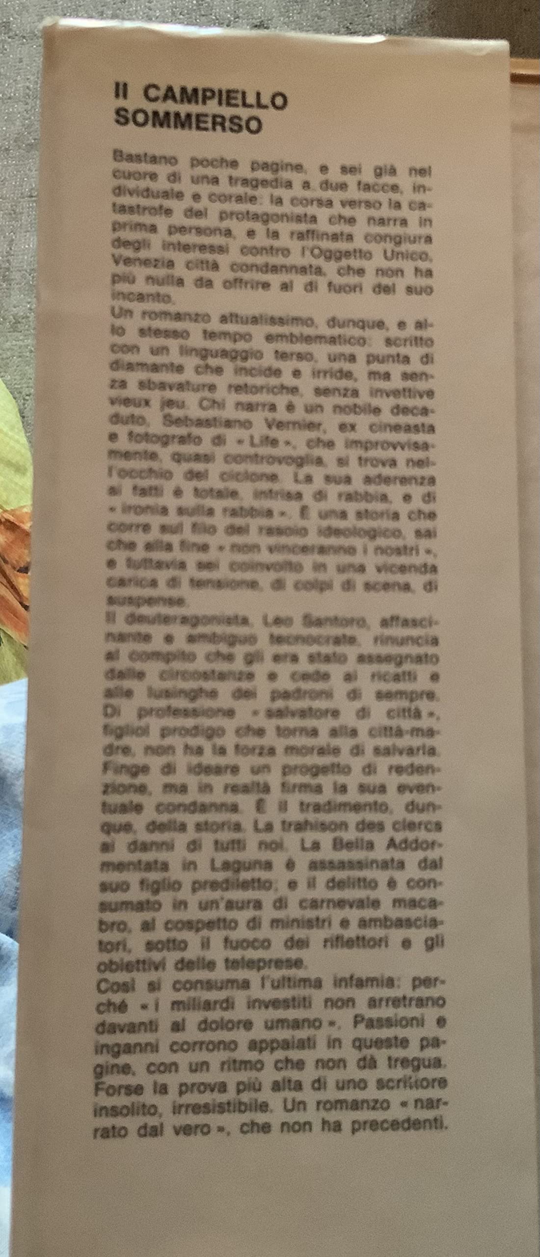 Libro - Il campiello sommerso - Salvalaggio, Nantas