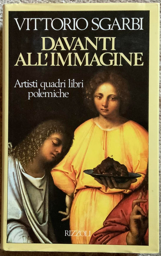 Libro - Davanti all'immagine - Sgarbi, Vittorio