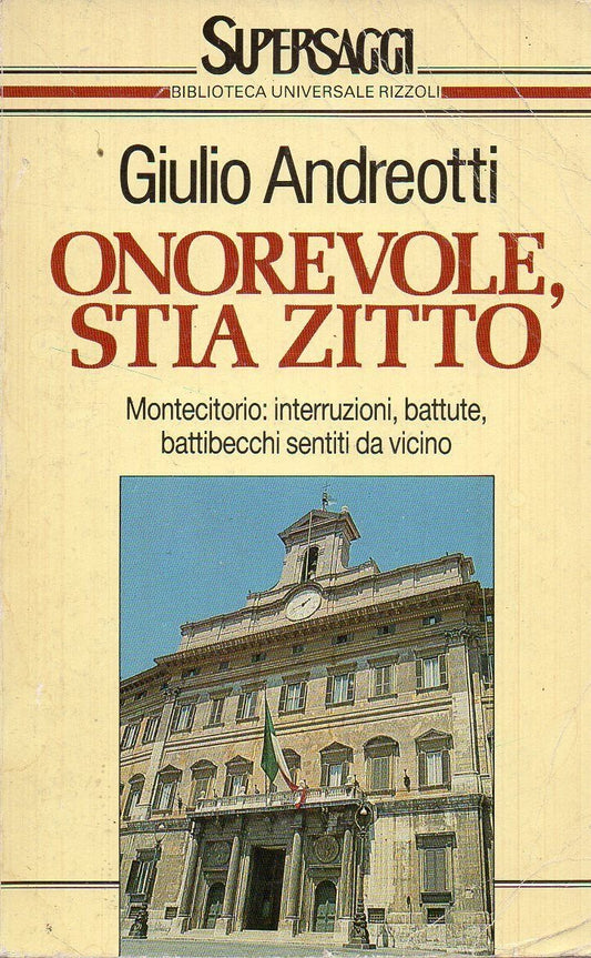 Libro - Onorevole stia zitto - Andreotti, Giulio