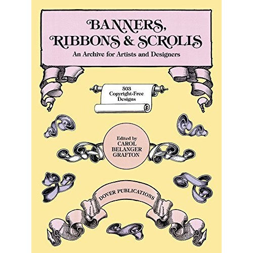Libro - Banners, Ribbons and Scrolls (Dover Pictorial Archive) by Ca