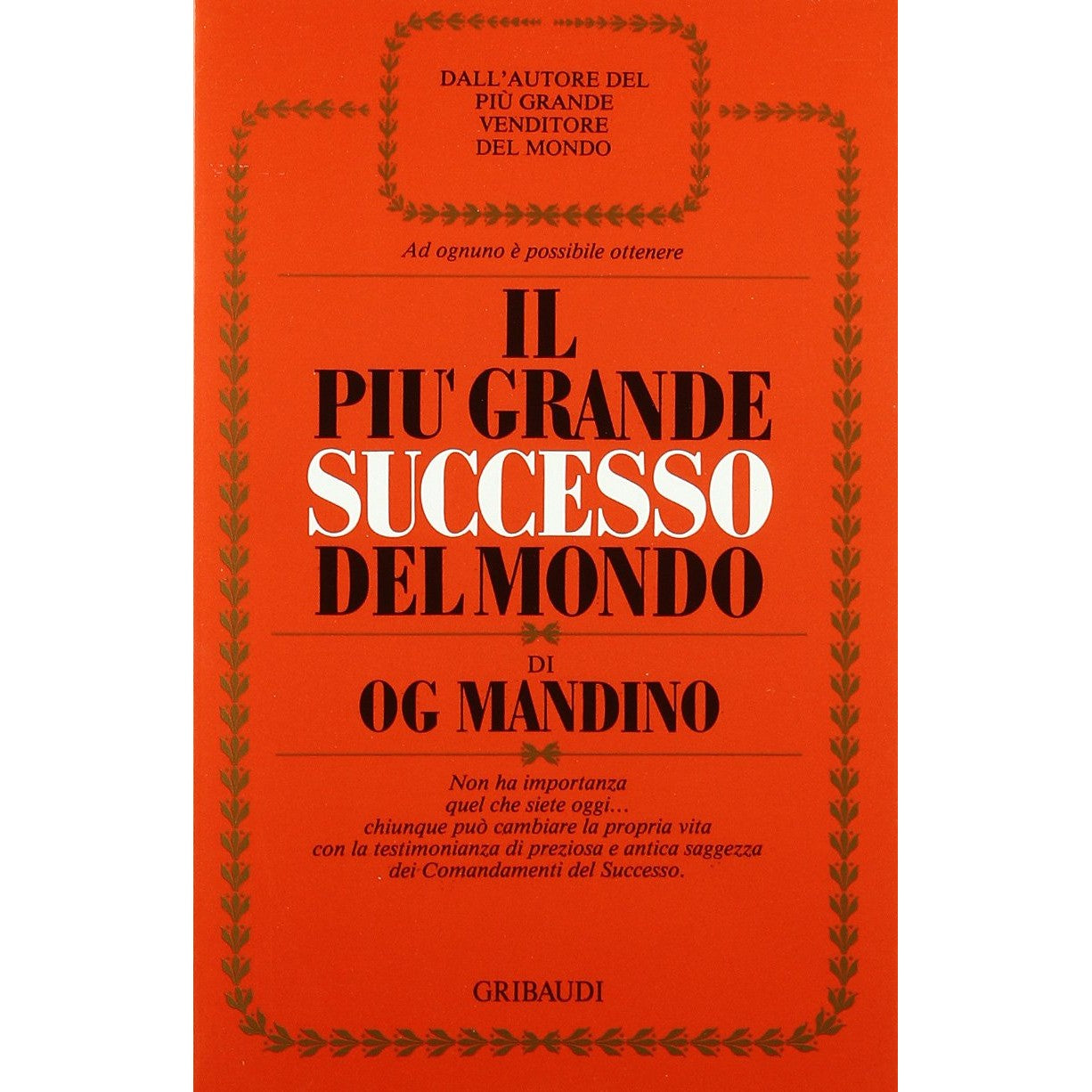 Libro - Il più grande successo del mondo - Mandino, Og