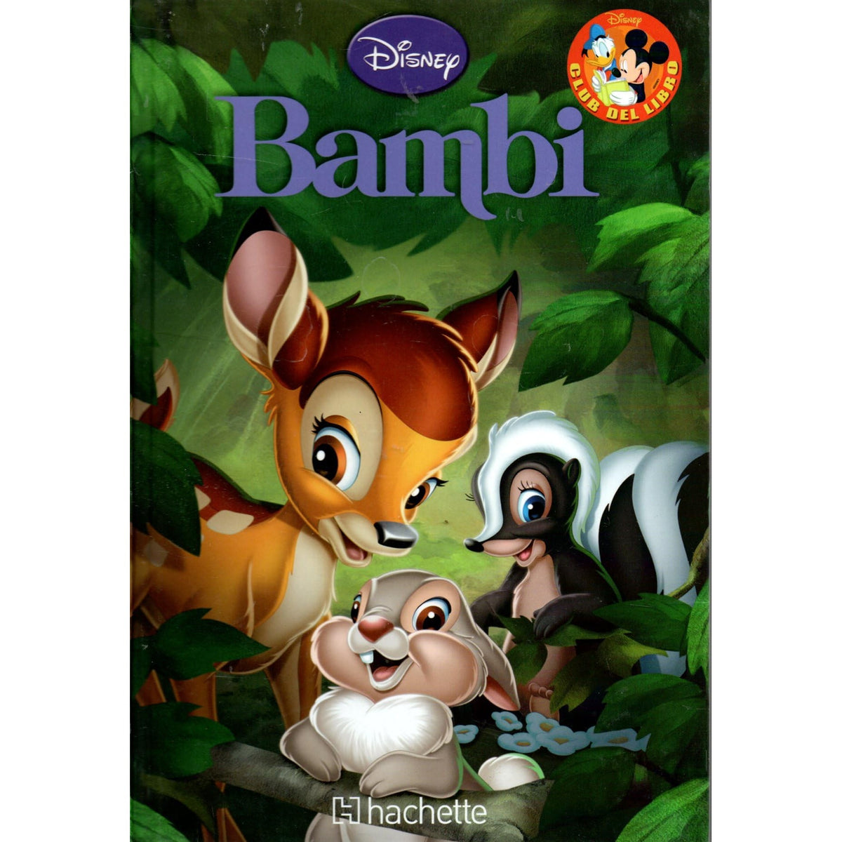 Bambi Collana Club del libro Disney OTTIMO STATO