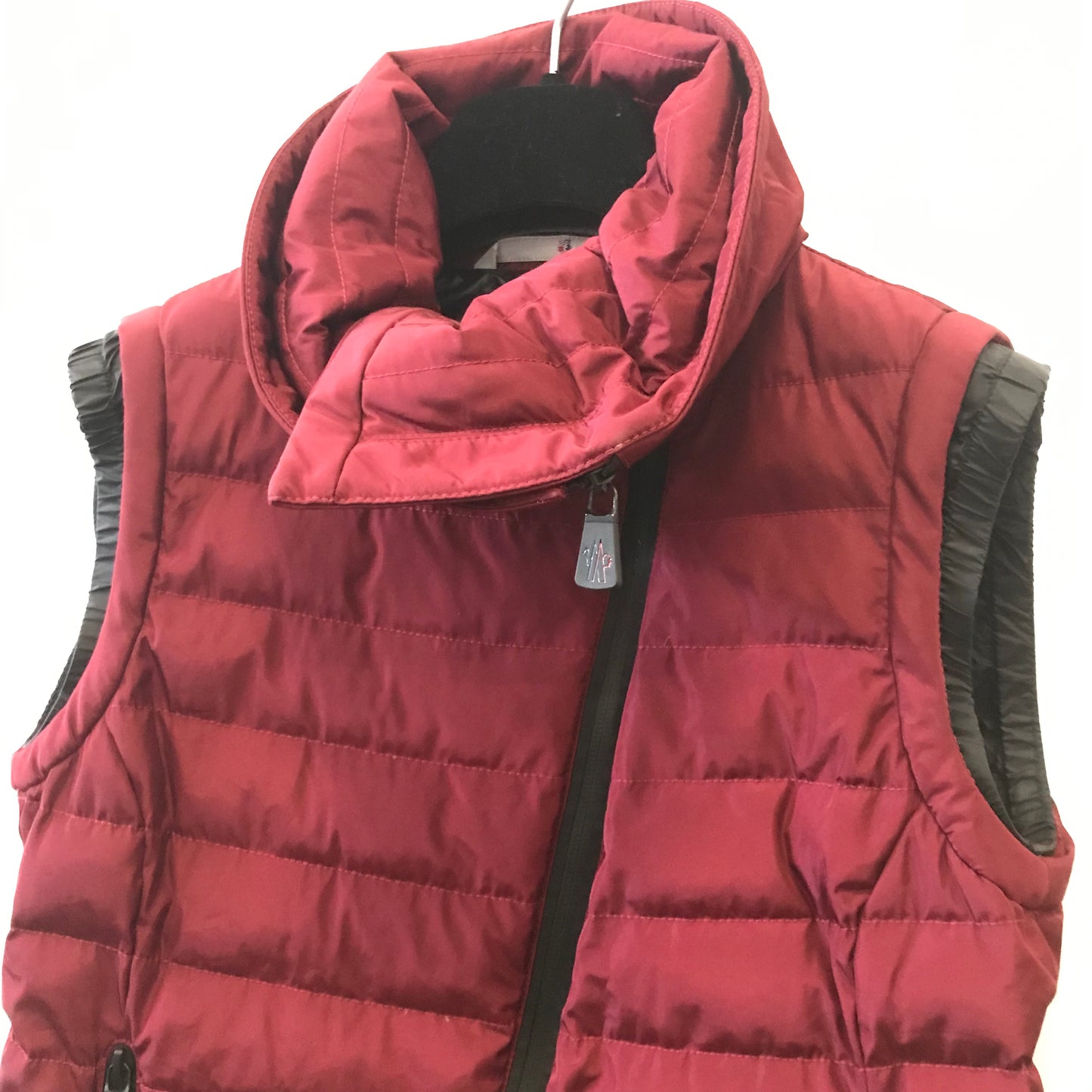 Piumino smanicato MONCLER GRENOBLE donna bordeaux tg. 1