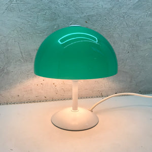 Lampada VEART vetro Murano anni 80 hand crafted bianco verde