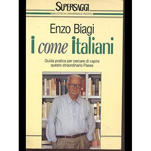 Book - I COME ITALIANI - ENZO BIAGI