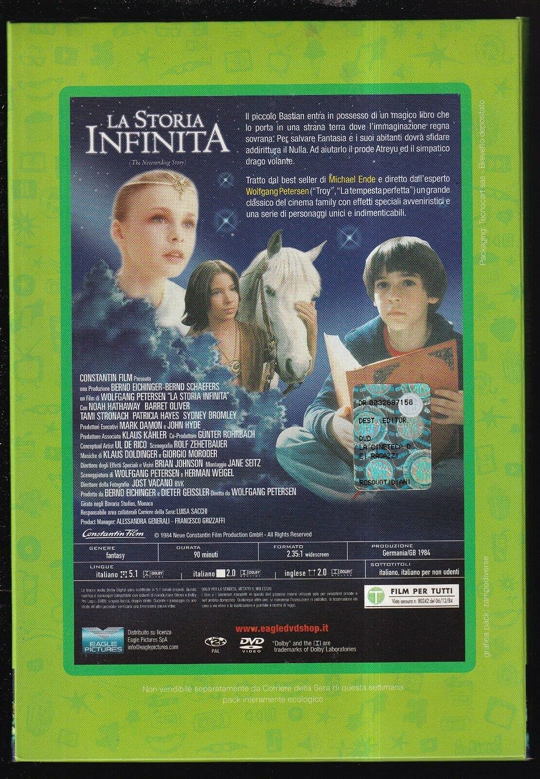EBOND La Storia Infinita Digipack DVD Editoriale