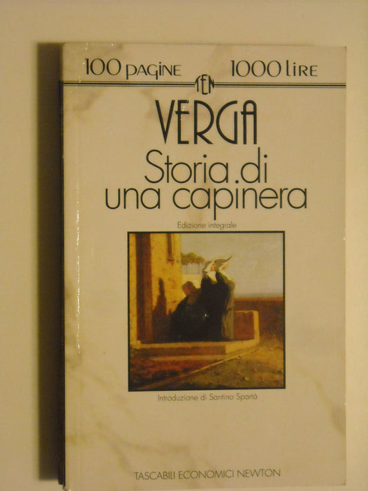 Libro - Storia di una capinera - Verga, Giovanni