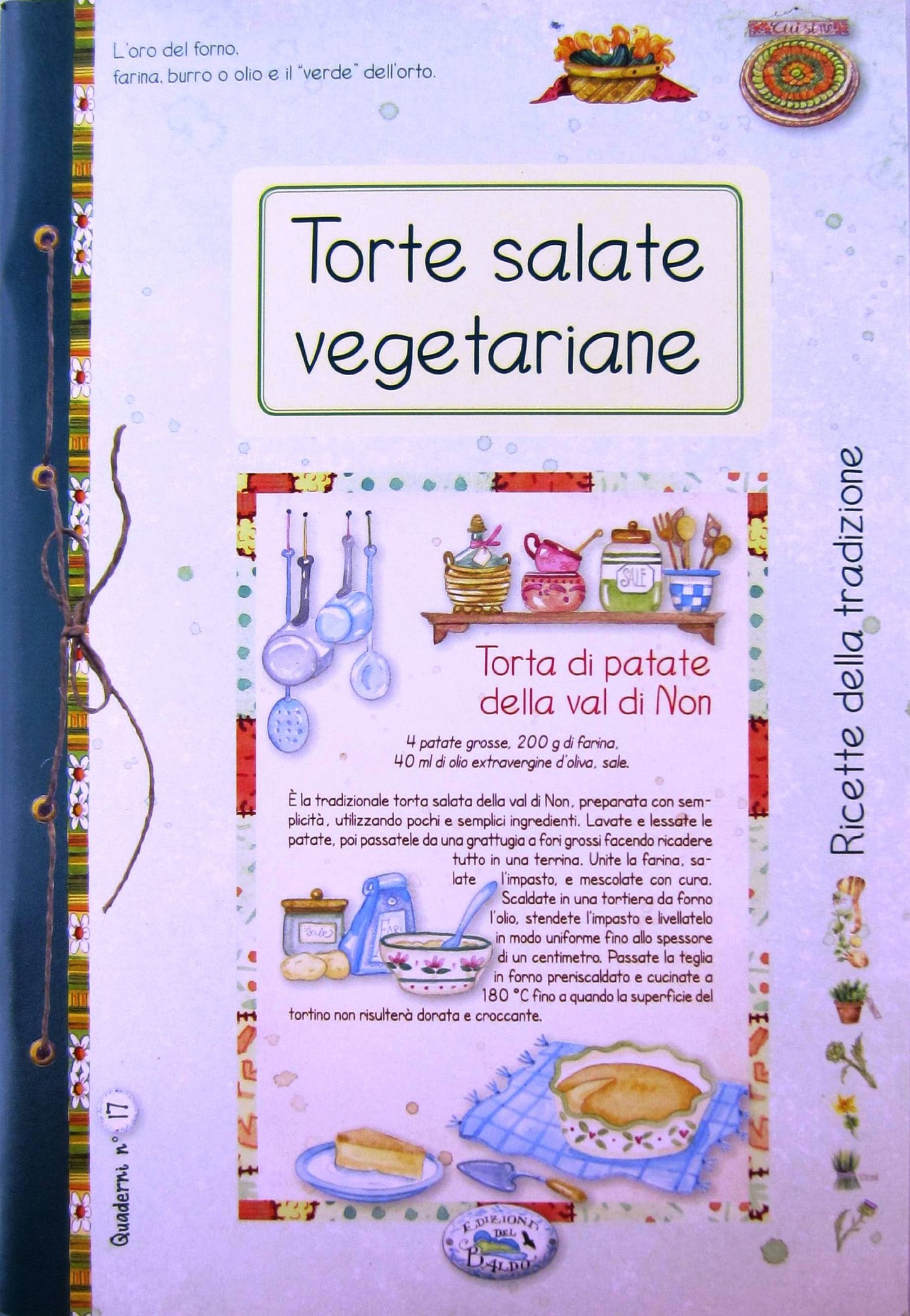 Libro - Torte salate vegetariane. Quaderni di cucina