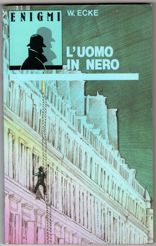 ENIGMI 2 L’uomo in nero Librogame libro game giallo per ragazzi PRIMA EDIZIONE