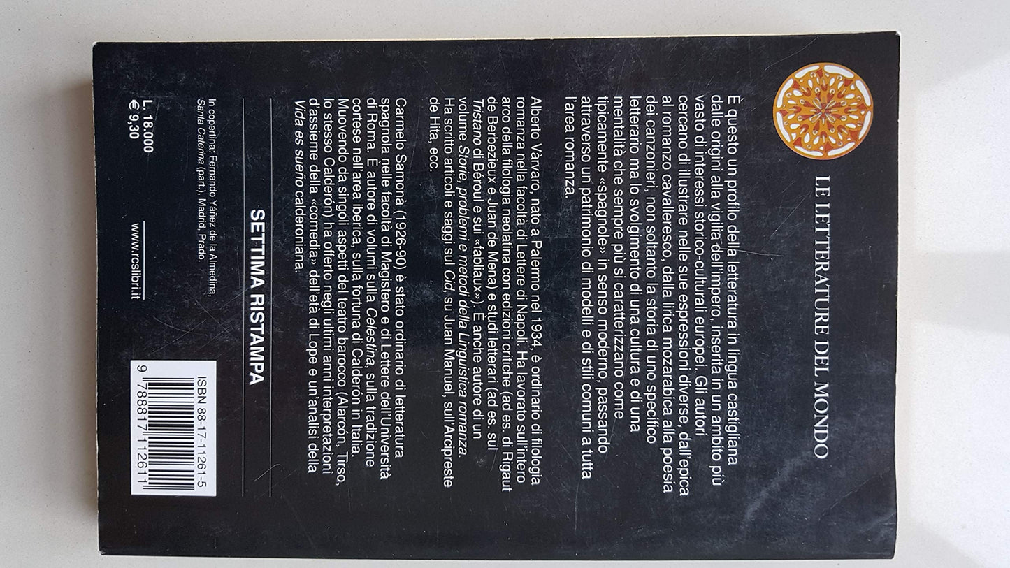 La letteratura spagnola dal Cid ai re cattolici