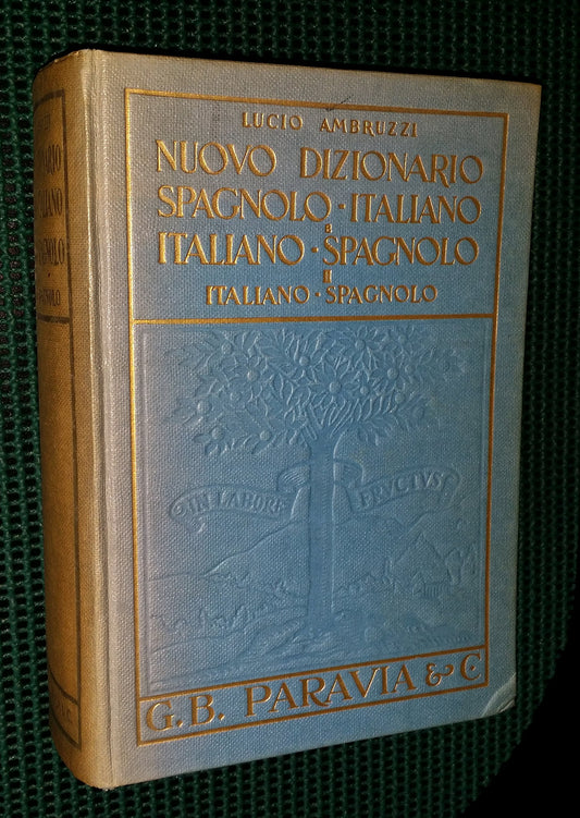 Libro - Nuovo dizionario italiano-spagnolo - Lucio, ambruzzi