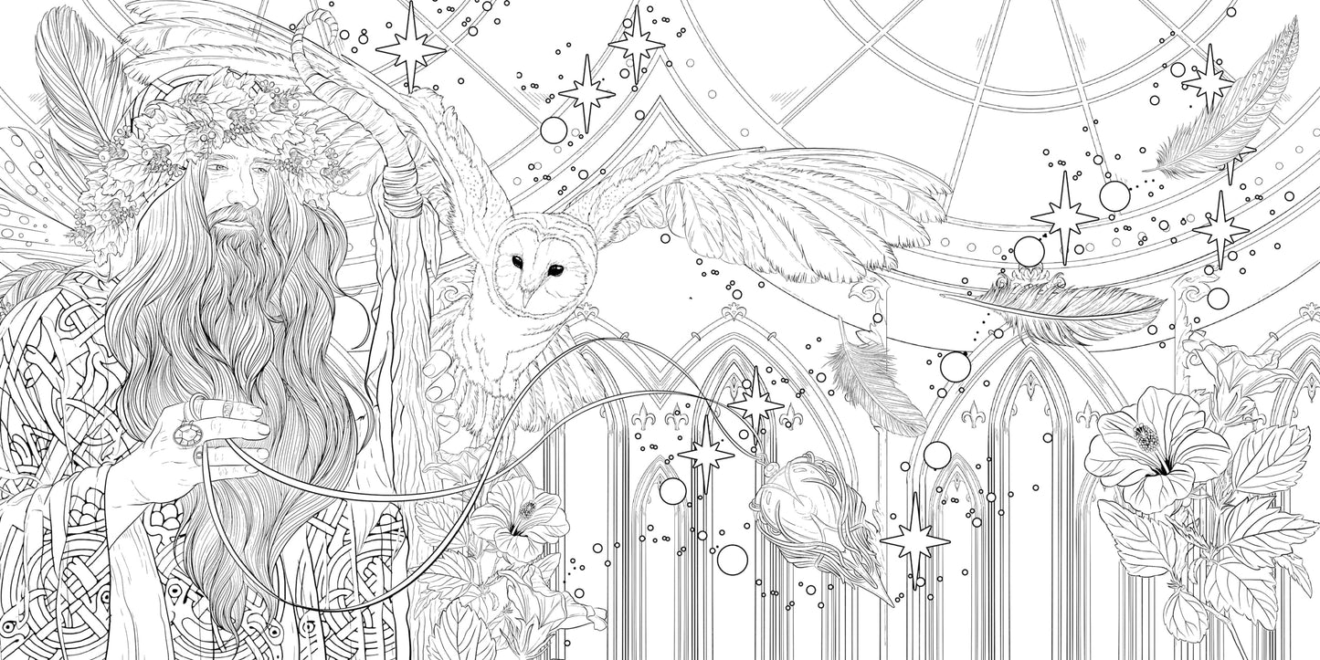Mondi fantastici. Disegni da colorare. Ediz. illustrata