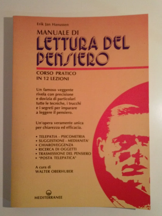 Libro - Manuale di lettura del pensiero - Hanussen, Erik Jan