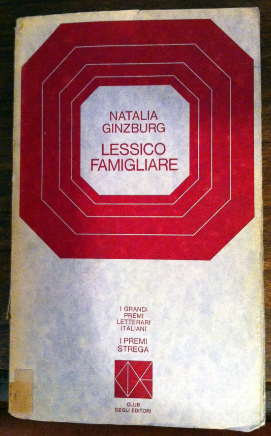 Libro - LESSICO FAMIGLIARE - Ginzburg, Natalia