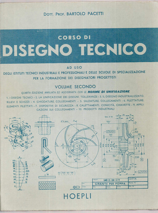Libro - CORSO DI DISEGNO TECNICO vol 2 - AA, VV - Aa Vv