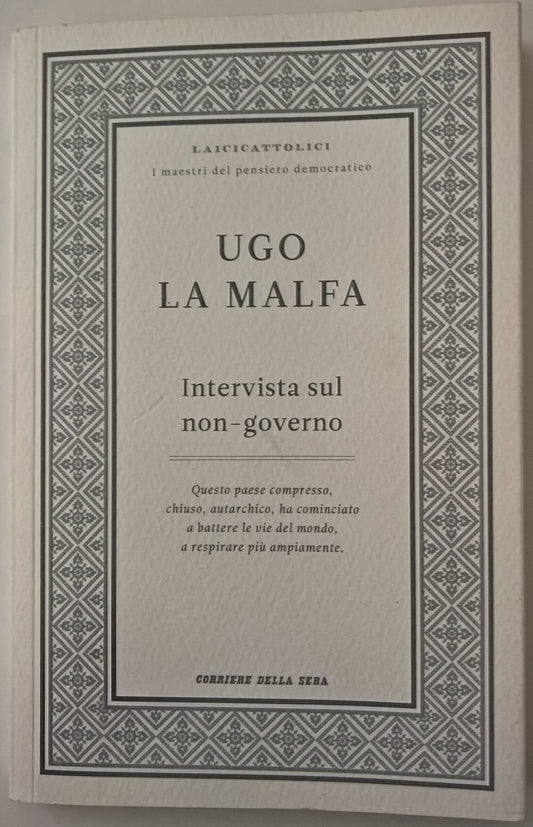Libro - Intervista sul non-governo