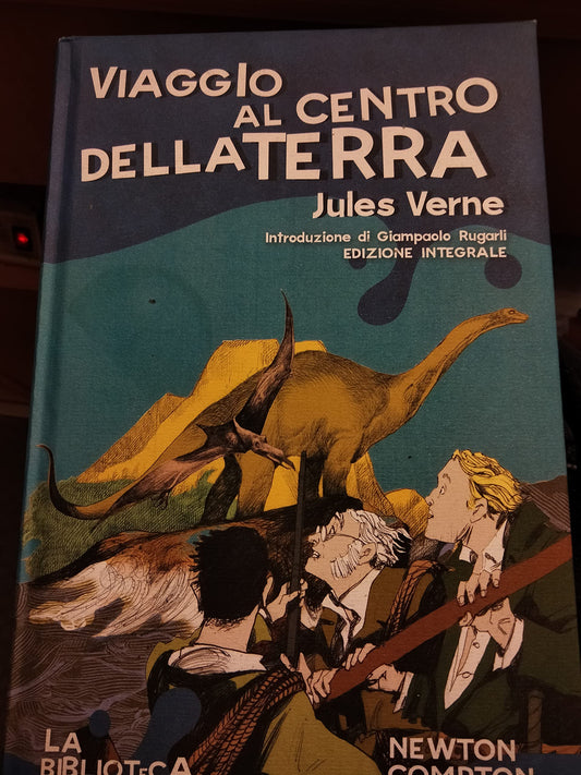 Libro - viaggio al centro della terra NEWTON - verne