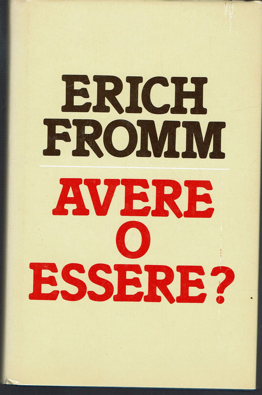 Libro - CDE AVERE O - fromm, erich