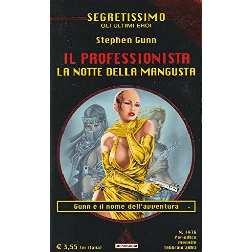 Book - The professional The night of the mongoose Mondadori Segretissimo 1476 se