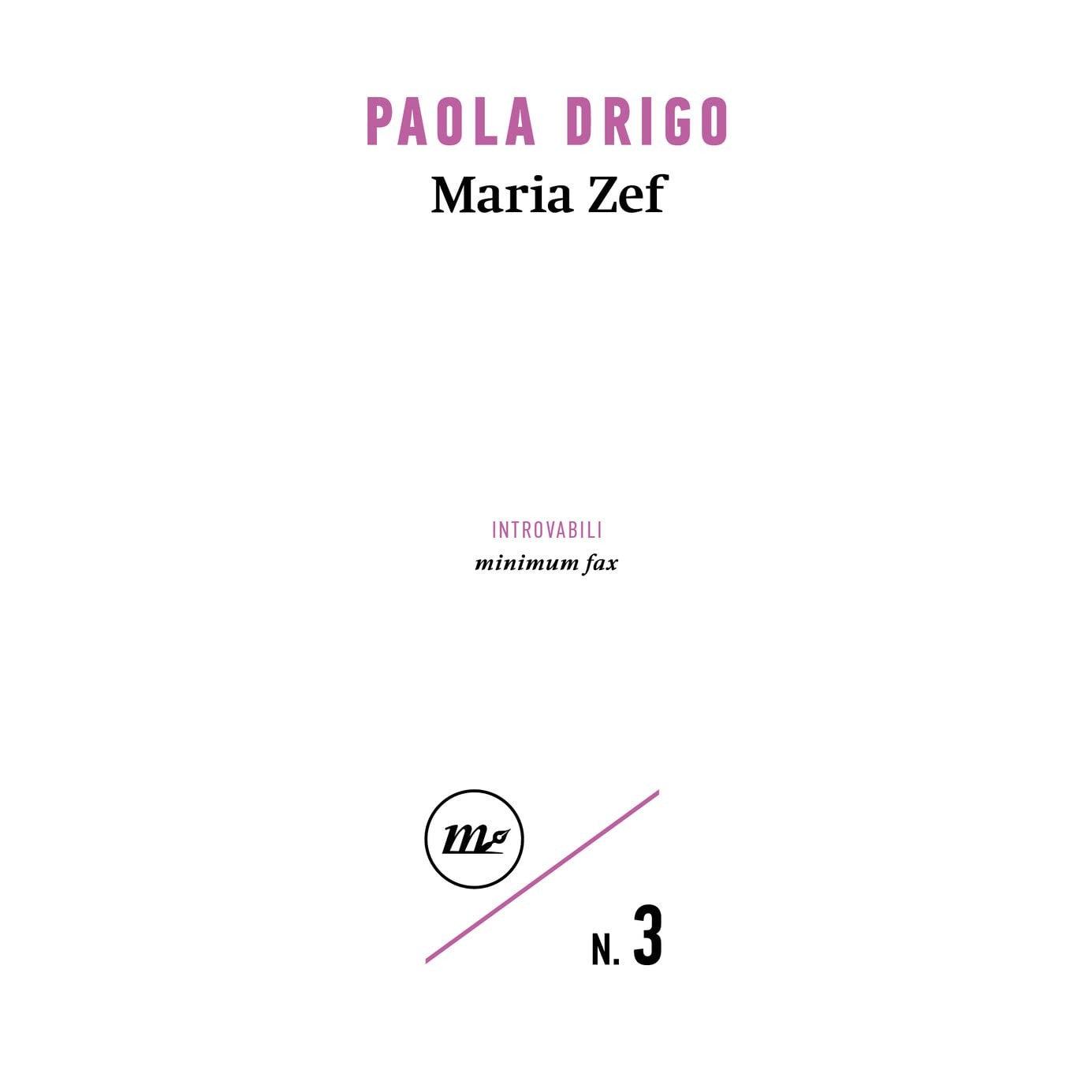 Libro - Maria Zef - Drigo, Paola