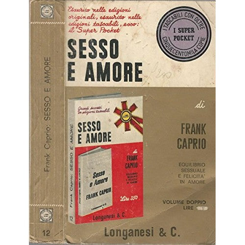 Book - SEX AND LOVE. - FRANK CAPRIO
