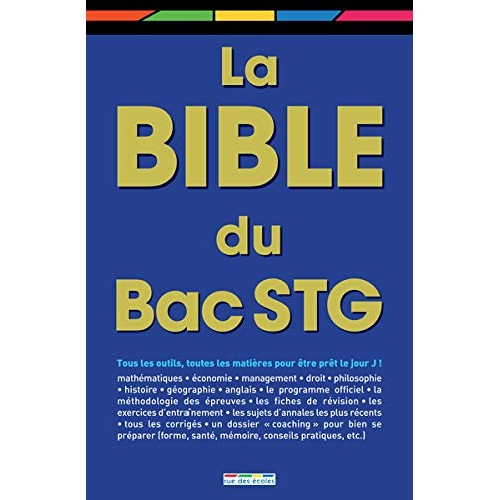 Book - La Bible du Bac STG, Édition 2013 - Collectif