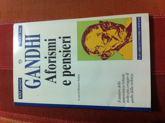Libro - Aforismi e pensieri - Gandhi, Mohandas Karamchand