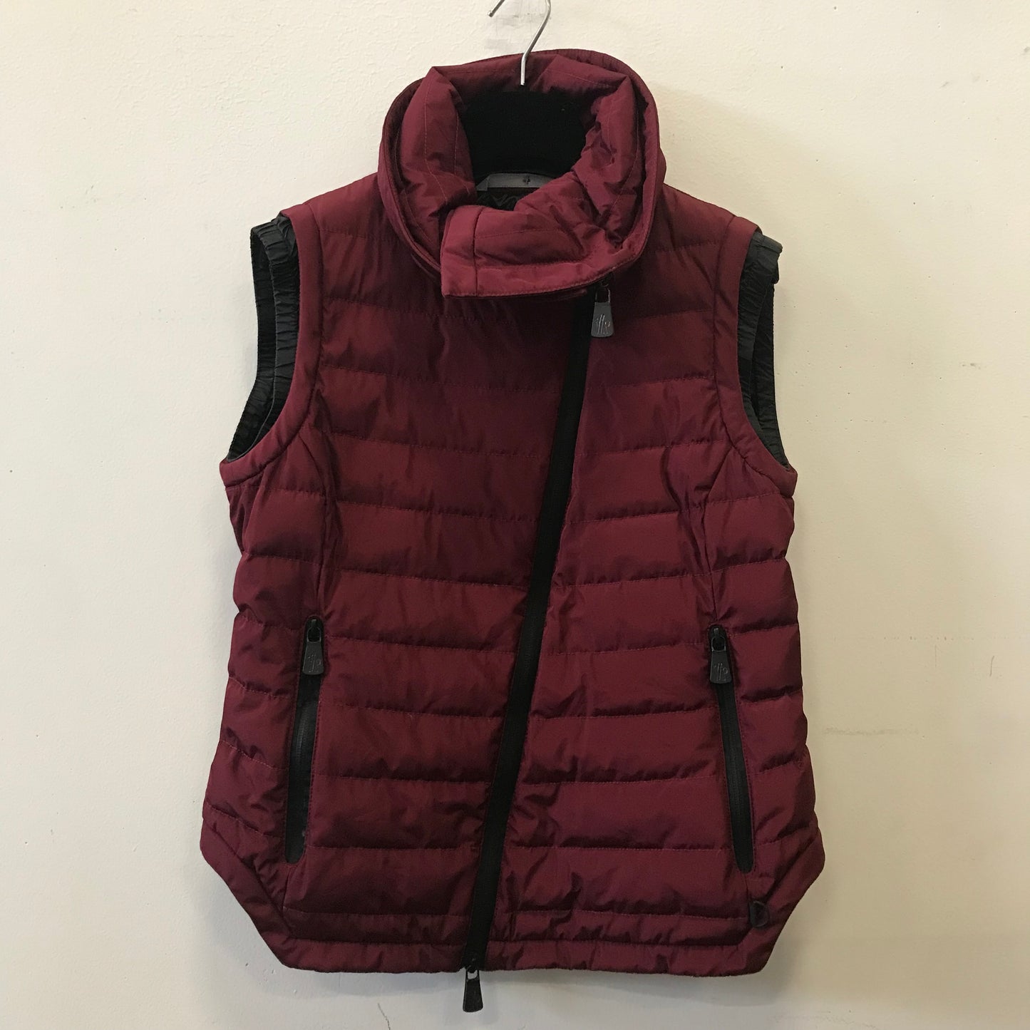 Piumino smanicato MONCLER GRENOBLE donna bordeaux tg. 1