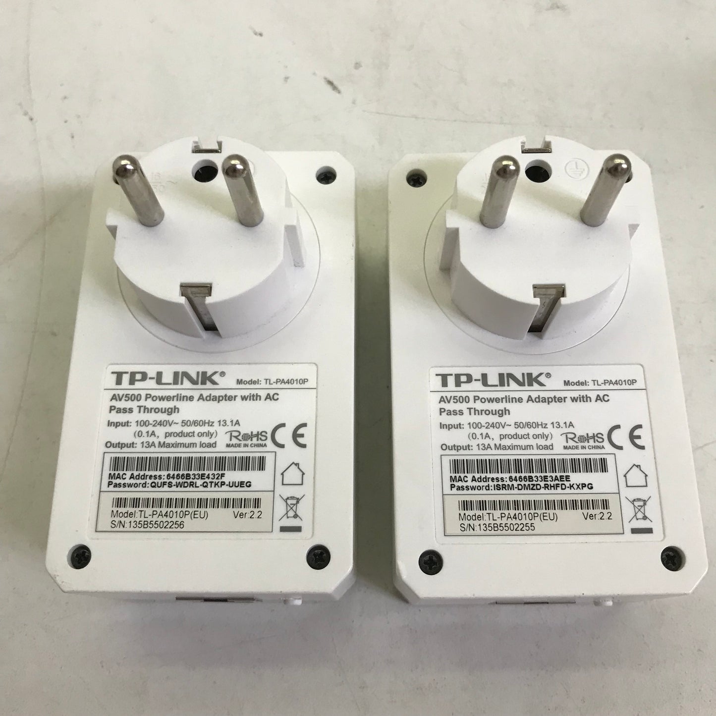 Coppia powerline TP-LINK mod. AV500 TL-PA4010P