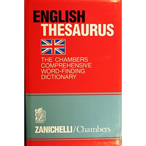 Book - English thesaurus. The Chambers comprehensive word-finding d