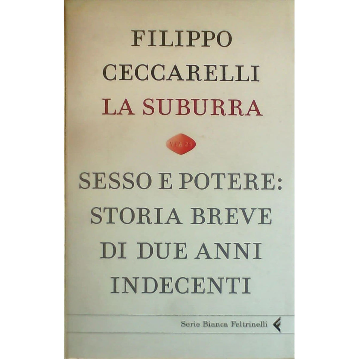 Libro - La suburra Sesso e potere: storia brev - Ceccarelli, Filippo