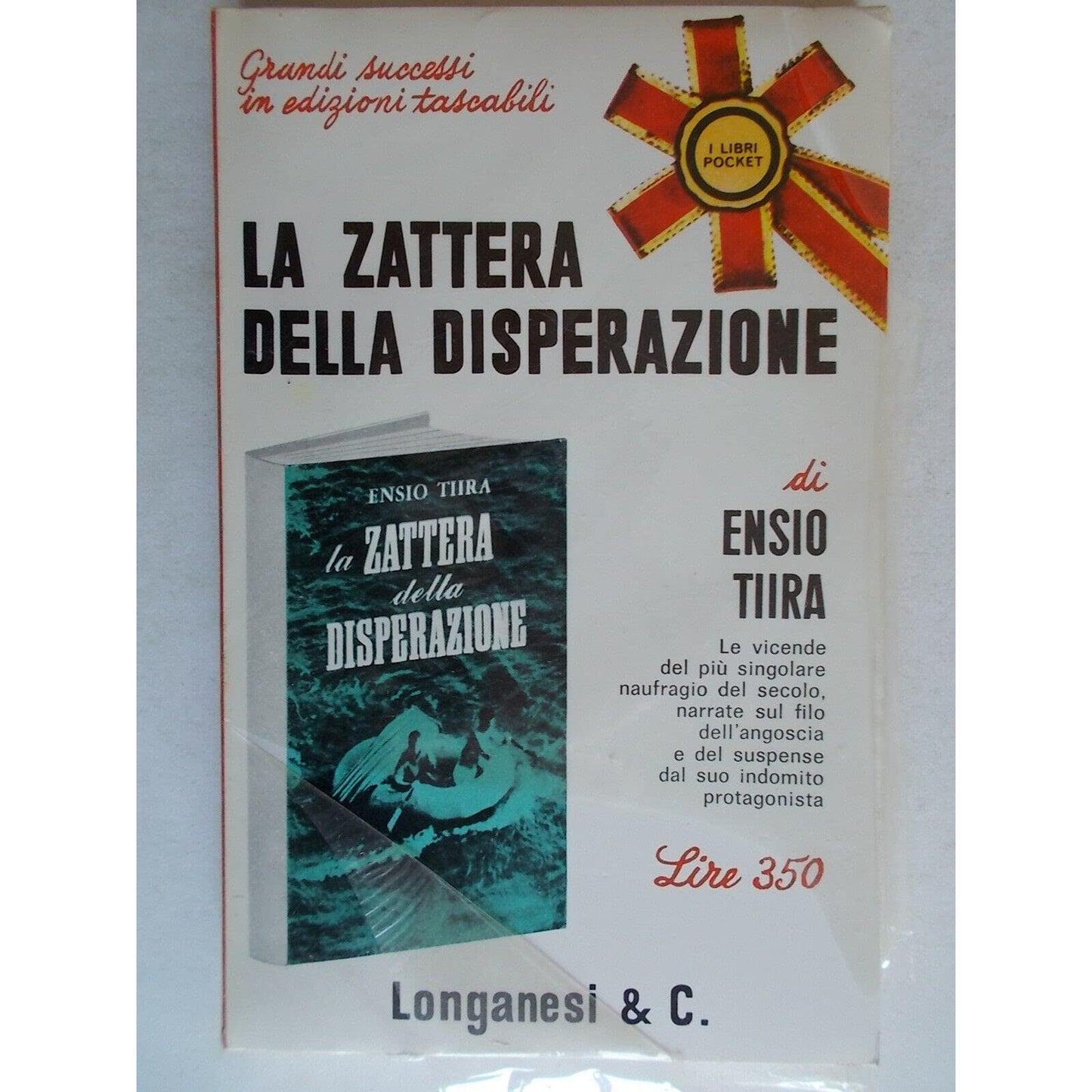 Libro - La zattera della disperazione - Ensio, Tiira